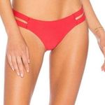 NWT Tavik Chloe Mini Cutout Swim Bottom Textured Amalfi in Hibiscus Photo 0
