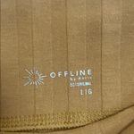 Aerie  Tan Ribbed Mini Pencil Skirt Casual Photo 1