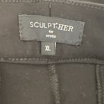 NYDJ  Sculpt Her Lift TUCK Technology Black Elastic Waist Pull On Pants‎ XL Photo 9