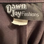 Dawn Joy Fashions Blazer/Shell dress with toggle clasp, back slit, & detailing Gray Size 14 Photo 9