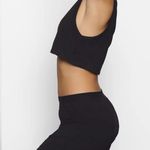 SKIMS NWT  Boyfriend Loose Boxer Shorts Onyx Size L Photo 2