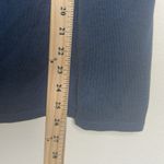 Carlisle NWT  COLLECTION Cashmere Navy Knit Shell Tank Top Sleeveless Womens Sz L Photo 5