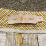 Tory Burch Women’s Buddy Striped Cotton Shorts Size 10 Photo 5