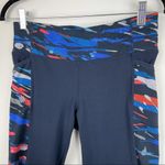 Athleta Be Free Capri Crop Pants Spliced Fire Photo 7