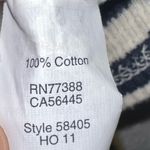 J.Crew Vintage  Striped‎ Henley Long Sleeve Shirt Size Small Photo 3