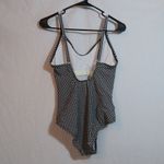 Kona Sol  Textured Gingham Ruched Full Coverage One Piece Swimsuit Size Small Photo 5