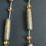 Women’s vintage dainty set of 2 wooden‎ beaded bracelets one size stretches Brown Photo 6