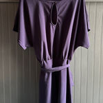 Women’s Navy Belted Romper Blue Size L Photo 0