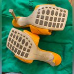 Bottega Veneta NWOT Tangerine Orange intrecchiato Lido sandals Size 38 Photo 7