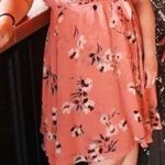 Torrid Dusty Coral Floral Dress  Photo 0