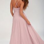 Lulus dust rose maxi dress Photo 2