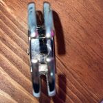 VINTAGE JOHN WEITZ Women's Rhinestone Silver Tone Quartz Watch With Cuff… Photo 2