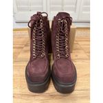 Sam Edelman Lovrin Bootie Spiced Pecan Size 5.5 NWOT Gold Details Dark Burgundy Photo 3