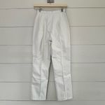 Princess Polly  Women’s 0 White Faux Leather Pants Photo 1