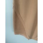 Rachel Rachel‎ Roy Rose Taupe Sweater Pull On Pencil Scalloped Midi Skirt Large Tan Photo 3