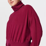 Sweaty Betty  Melody Luxe Fleece Pullover‎ 10 athleisure workout yoga layered Photo 0