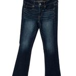 American Eagle Dark Wash Kick Boot Jeans Size 6 Long Photo 0