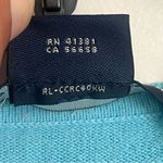 Women’s Ralph Lauren‎ Sport Light Blue Sweater Size XS Cotton Polyester Blend Photo 8