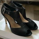 Style & Co New With Tags . Black Peep Toe Sandal Heels Photo 0