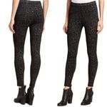 Free People Stretch Ponte Leopard Leggings Pants Antique Gold Black Size S Photo 1