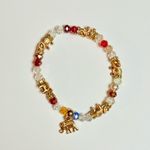 Gold and Crystal Beaded Bracelets (Set F) Photo 2