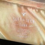 American Eagle  Womens Tie Dye Soft & Sexy Tank Top Yellow Pink S Photo 2