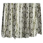 J.Crew Snakeskin Pleated A Line Silhouette Flowy Lined Midi Skirt 2 Cream Brown Photo 6