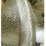 Designers Studio Originals Vintage Christmas Holiday Embroidered Beaded Cardigan White Size L Photo 7