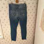 Mother High Waisted Looker Jean Ankle Fray in Thrilling Shots Blue Size 28 Photo 7