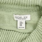 Rachel Zoe  Womens Medium Cowl Neck Sweater Multicolor Striped Pullover Soft Knit Photo 4