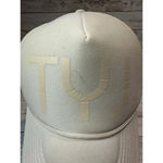 Thank You Jesus Trucker Hat Snap Back Adjustable Cream TYJ Photo 3