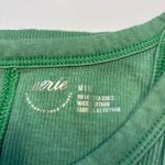 Aerie  Ribbed Tank Top Women’s Size M Green Sleeveless Stretch Comfort Casual Photo 2