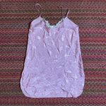 VTG PINK DAMASK PRINT LINGERIE SLIP DRESS Size M Photo 5