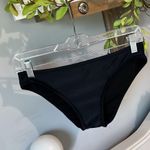 Black Bikini Swimsuit Bottom Solid Womens Small Photo 3