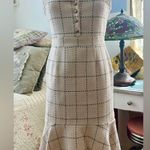 Storets White Tweed Mermaid Midi Dress Photo 1