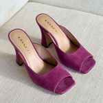 Coach square toed suede pink sandals | Size 6.5 Photo 0