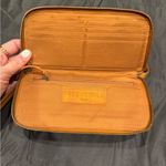 Free People Wallet Zip Around Wristlet Vegan Leather Brown 8"x4" Photo 12