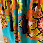Trina Turk  pleated bright floral multicolored dress size‎ 0 beach vacation Photo 1