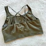 Woman’s Best Power Seamless Sports Bra Khaki Size M Green Size M Photo 1