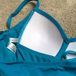 Liz Claiborne New  teal ruched swimsuit. Photo 8