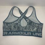 Under Armour  Black and Gray Patterned Sports Bra Photo 1