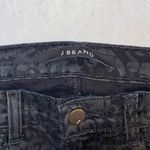 J Brand Womens 27 Black Velvet Paisley Overlay Brocade Skinny Jeans Holiday Photo 4