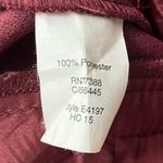 Madewell Sloan Belted Cropped Jumpsuit Cranberry Maroon Crepe Women’s Size 0 Photo 11