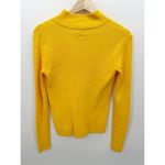 Tyler Boe Yellow Full Zip Double Zipper Thermal Sweater Womens Size XS Photo 1