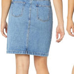 Evidnt  Los Angeles Skirt Size 26 Denim Jean Pencil Front Slit High Waist NWT Photo 0