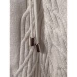 Free People  Emmaline Cable Knit White Mini Dress L Photo 9