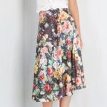Chi Chi London  Black Floral Skirt size 12” Photo 4