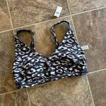 Aerie Offline By Goals Plunge Sports Bra Gray Size Large Photo 4