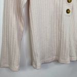 Sanctuary  Light Pink V-Neck Long Sleeve Knit Henley Shirt Women's Size Small S Photo 2