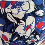 Ann Taylor Red/White/Blue Cotton Floral Pencil Skirt sz 2 Photo 1